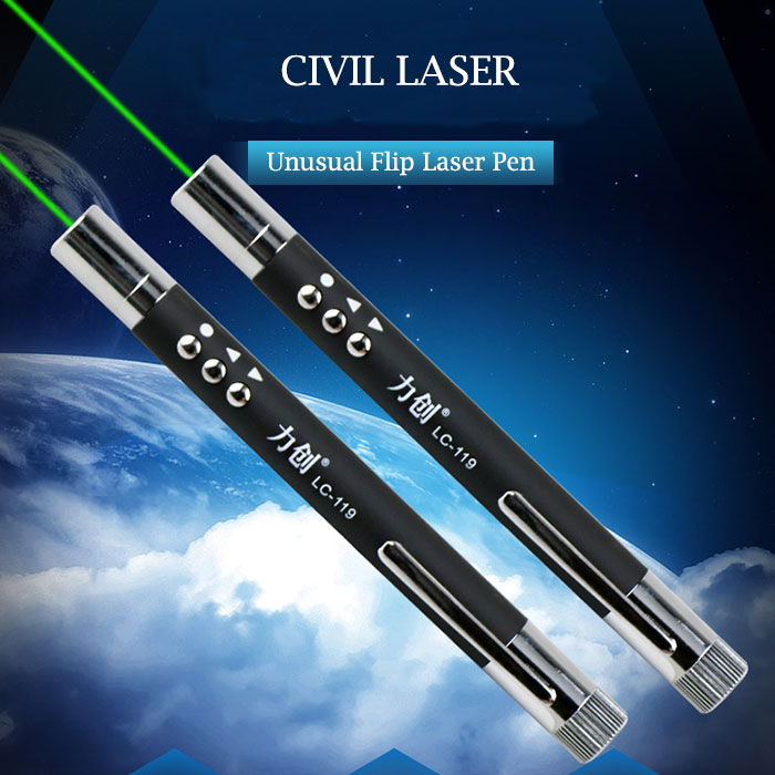 Green Laser Pen Teaching Presentation Pointer PPT Wireless Presenter Remote - Click Image to Close